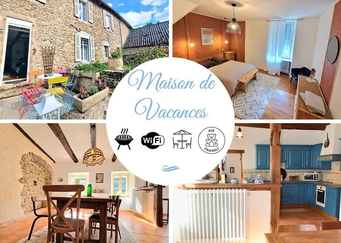 Maison De - Jardin, Barbecue Et Charme * Salmiech